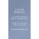 Vertical Serif Large Initial Double Sided Shimmer Contact Cards Image 1 of 12